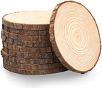 Set of (10) 8-9 inch Wood Slices for centerpieces, Arts and Crafts, and Rustic Home Decor! Wood Slice centerpieces, Wood Rounds, Tree Slices (Small 8-9 inch) by RusticWoodSlices