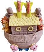 Noah's Ark Cake Topper, Jungle Safari, Party Decoration Birthday Party Centerpiece, Baby Shower, Biblical Animals (White) - Image 5