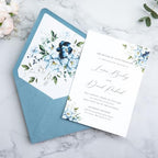 PONATIA 50 PCS/Pack A7 Envelopes, Euro Flap 5x7 Dusty Blue Envelopes - Image 5