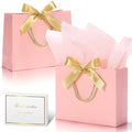 DOYIDE 30 Pack Gift Bags Medium Size with Ribbon &Tissue Paper, 9"x7"x3.1" by DOYIDE