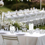 Engrowtic 12 Pcs Disco Ball Table Number Card Holders 2.6 Inch - Image 4