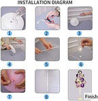 Cicicooie 2 Set Floor Balloon Stand Kit with String Light Balloon Holder Centerpieces Floor Decoration for Birthday Party Bachelorette Party (Purple&Silver) - Image 5