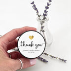 Custom Candles, Personalized Candles Gold Heart, Bulk Candles, Candle Favors, Candle Wedding Favors (Set of 10) (Black Tin), 9508825-09 - Image 5