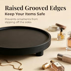 6 PCS 5/6/8 Inch Wooden Risers for Display Wood Pedestal Stand (Black) - Image 5