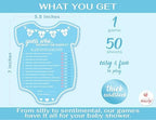 Party Hearty Baby Shower Games, Guess Who Mommy or Daddy - Blue Onesie (Pack of 2) - Image 2