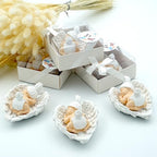 Baby Shower Favor, Set of Stone Angel with Wing Baby Favor Magnet, Pink white Blue Baby Favor Boy with Thank You Tags, Favor, Magnets, Gender Reveal (White, Set of 20) - Image 7