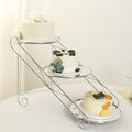 Efavormart 3-Tier Silver Cascading Metal Cake Stand with Round Mirror Trays, Cupcake Holder Dessert Display Stand Tiered Serving Platter - 16"x19" by efavormart