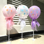 6pcs Inch Pink Latex Party Balloon Column Kit for Shower - Image 3