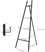 Heavy Duty Large Easel Stand for Mirror Display Wedding Sign(Black 47'') - Image 5