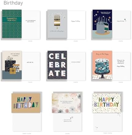American Greetings 65-Count All-Occasion Card Pack, Assorted Celebration Designs - Image 5