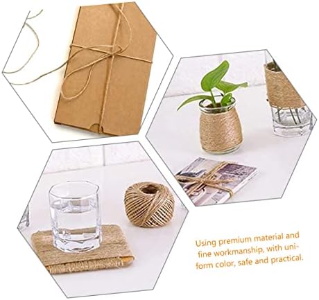 5 Rolls Jute Braided Cord for DIY Crafts and Gift Decoration - Image 5