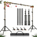 BEIYANG 6.5x10 FT Backdrop Stand, Adjustable Photo Background Stand Support kit with Carry Bag for Parties, Decoration, Wedding, Photo Video Studio Shooting by BEIYANG