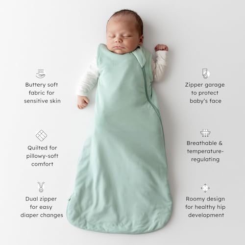 KYTE BABY Sleep Bag 1.0 TOG, Rayon Made From Bamboo Wearable Blanket, Dual Zipper For Infants And Toddlers Nursery Essentials - Image 2