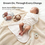 Momcozy Swaddles for Newborns, Quiet Fastener Swaddle for Infant 0-3 Months - Image 5