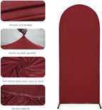 Red 7.2 6.6 ft Arch Backdrop Cover Arch Covers Arch Backdrop Cover - Image 5