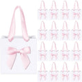 Kolldenn 50 Pcs Small Gift Favor Bags White Pink by Unknown