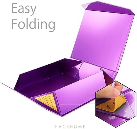 PACKHOME 3 Extra Large Purple Gift Boxes Magnetic Lids 17x14.5x5.5in - Image 4
