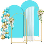 2 Pack Arch Backdrop Stand and Cover Set (7.2FT/6FT), Balloon Arch Stand by Unknown