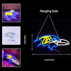 Football Rugby Sports Team Neon Sign for Home Bar Wall Decor - Image 4