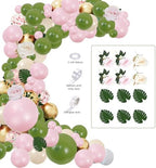 Baby in Bloom Decorations includ “Baby in Bloom” Letter Sign, Pink Sage Green Balloon Garland Arch Kit, Baby Boxes with Letters, Backdrop - Image 5