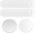 300PCS Acrylic Round Cup Charms for Cocktail Beverage Label DIY Party Decor by Unknown