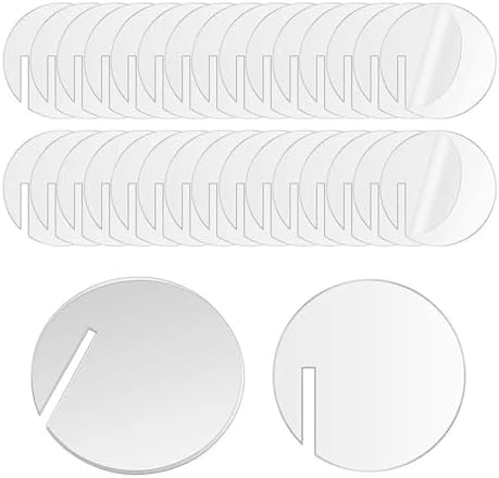 300PCS Acrylic Round Cup Charms for Cocktail Beverage Label DIY Party Decor by Unknown