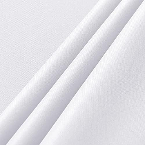sancua 6 Pack White Table Cloth 90x156 Inch for 8 Feet Rectangle Tables - Image 6