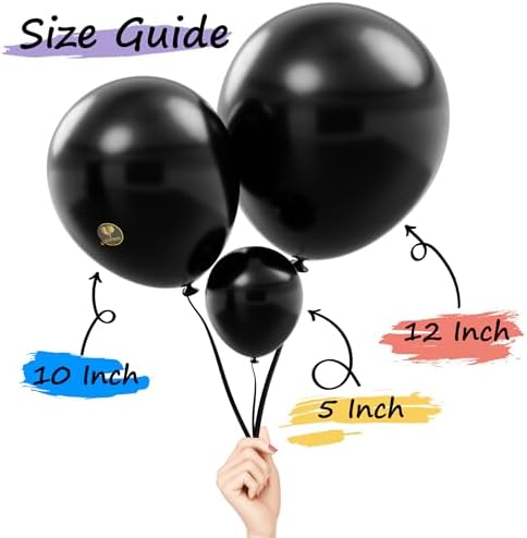 AFTERLOON® Biodegradable Balloons 100 pcs Pastel Assorted 12 Inch, Natural Rubber Latex Plastic-Free Alternative Matte Color Durable Thickened Extra Strong Helium Float, for Wedding Decor Rainbow - Image 2