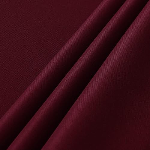 sancua 6 Pack Burgundy Tablecloths 60x102 Inch for 6 Feet Rectangle Tables - Image 6