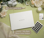 Event Photo Guest Book (Eggshell White) - A4 Album w/Photo Corner Stickers - Image 2