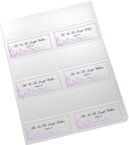 Scribble Vintage Swirl Printable Place Cards, Lavender, Set of 150 (25 Shee - Image 4