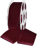 Morex Ribbon Nylvalour Velvet Ribbon, Nylon, 2 inches by 11 Yards, Wine, Item 01250/10-424, 2" by 11 yd, by MorexRibbon