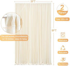Champagne Backdrop Curtain for Parties Wedding Baby Shower Wrinkle Free Photo Curtains Backdrop Drapes Fabric Decoration for Bridal Shower 5ft x 8ft,2 Panels - Image 5