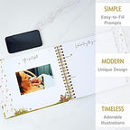 Baby Memory Book, First 5 Years, Woodland Baby Book and Keepsake Journal - Image 7