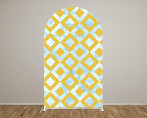 Blueberry Arch Backdrop Cover for Birthday Baby Shower Wedding Party Decoration,Elastic Fabric Background (Width=35"(90cm),Height=72"(180cm),GUS-Arch-GX-898) - Image 2