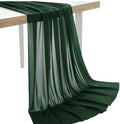 Pack of 15 Yard Chiffon Drapery Fabric, 60" Wide, Multiuse - Hunter Green by MDS