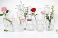 Glass Bud Vases in Bulk, Mini Vintage Vases Set for Wedding, Baby Shower by Colovie