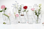 Glass Bud Vases in Bulk, Mini Vintage Vases Set for Wedding, Baby Shower by Colovie