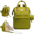 Diaper Bag Backpack, Multifunction Diaper Bag with Changing Station, Stylish Baby Bags, Large Unisex Diaper Backpack for Mom and Dad, Baby Registry Search, Portable Changing Pad – Yellow Green by Unknown