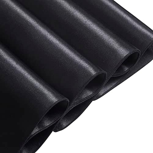 Black Satin Chair Sashes, 6 x 108 inch, 50 Pcs - Image 5