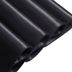 6 Pack Satin Table Cover Rectangle, 60 x 120 Inches, Black - Image 2