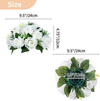NUPTIO White Flower Centerpieces for Wedding Tables, Artificial Flower Ball - Image 5