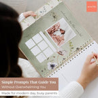 Peachly Baby Book for Girl - First Year Memory Book Keepsake - Fleur - Image 4