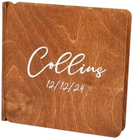 Wooden Tree Wedding Guest Book Alternative – Unique Drop Box Frame with Wooden Leaves, Rustic Wedding Decoration, Personalized Guestbook Set with Markers & Stand for Reception or Anniversary - Image 5