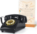 RetroVox Audio Guest Book Wedding Phone Guestbook Guest Audio Message Book, Vintage Style for Wedding Reception, Bridal Shower, Baby Shower（D Classic Black） by ChooseaFunAudioGuestbookforYourEvent