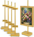 Adjustable Tabletop Easel Stand, Gold 17" H Easels for Display by Victawks