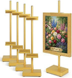 Adjustable Tabletop Easel Stand, Gold 17" H Easels for Display by Victawks