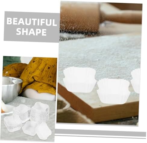 Square Cupcake Paper Liners 2000pcs White Oil Proof - Image 5