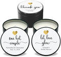Custom Candles, Personalized Candles Gold Heart, Bulk Candles, Candle Favors, Candle Wedding Favors (Set of 10) (Black Tin), 9508825-09 by Best+Day+Ever+Spot
