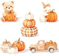 5 PCS Fall Pumpkin Baby Shower Stand Up Decor for Indoor Outdoor by WelcometoLawnIdyll